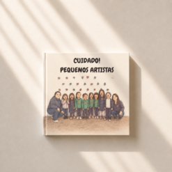 Livro de desenho infantil personalizado 21x21 - Pequeno