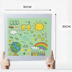 Livro de desenho infantil personalizado 30x30