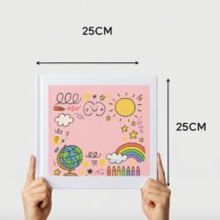 Livro de desenho infantil personalizado 25x25